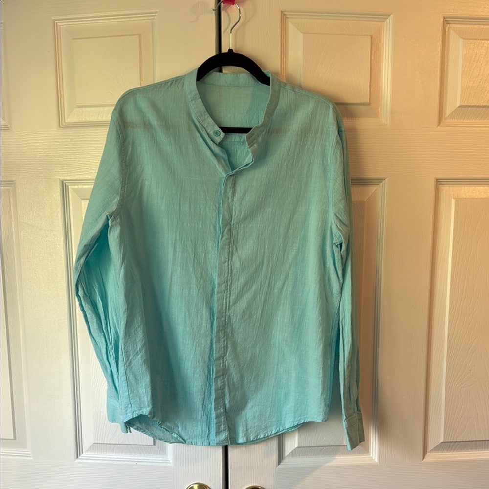 Men's Aqua Shirt